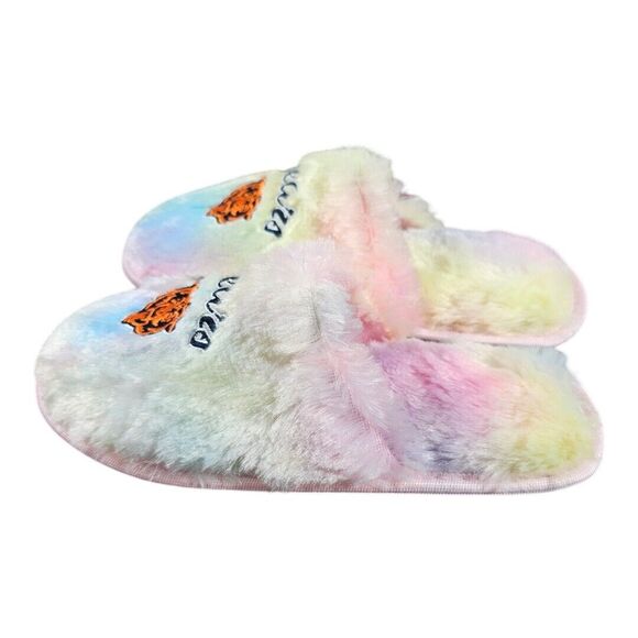 Chicago Bears NFL Kids SZ XL (7-8) Multi-Color Fluffy Slippers by FOCO NWT - Picture 4 of 7